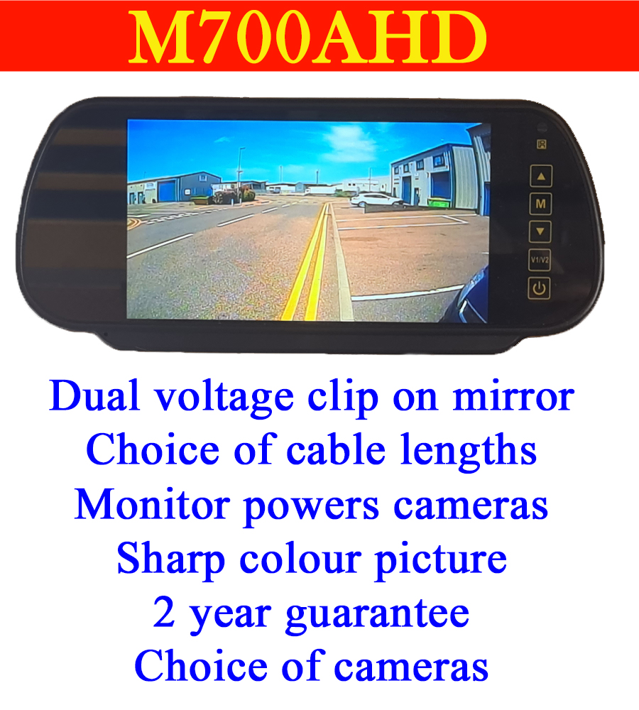 M700AHD clip on mirror mount systems